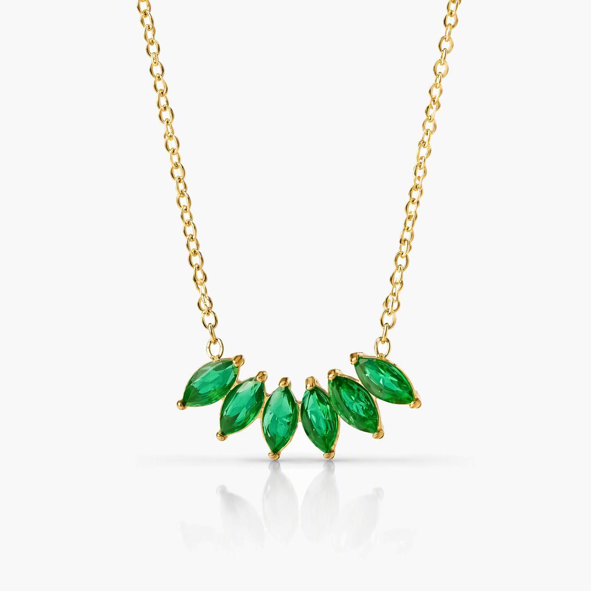 Dainty Leaf Branch Necklace