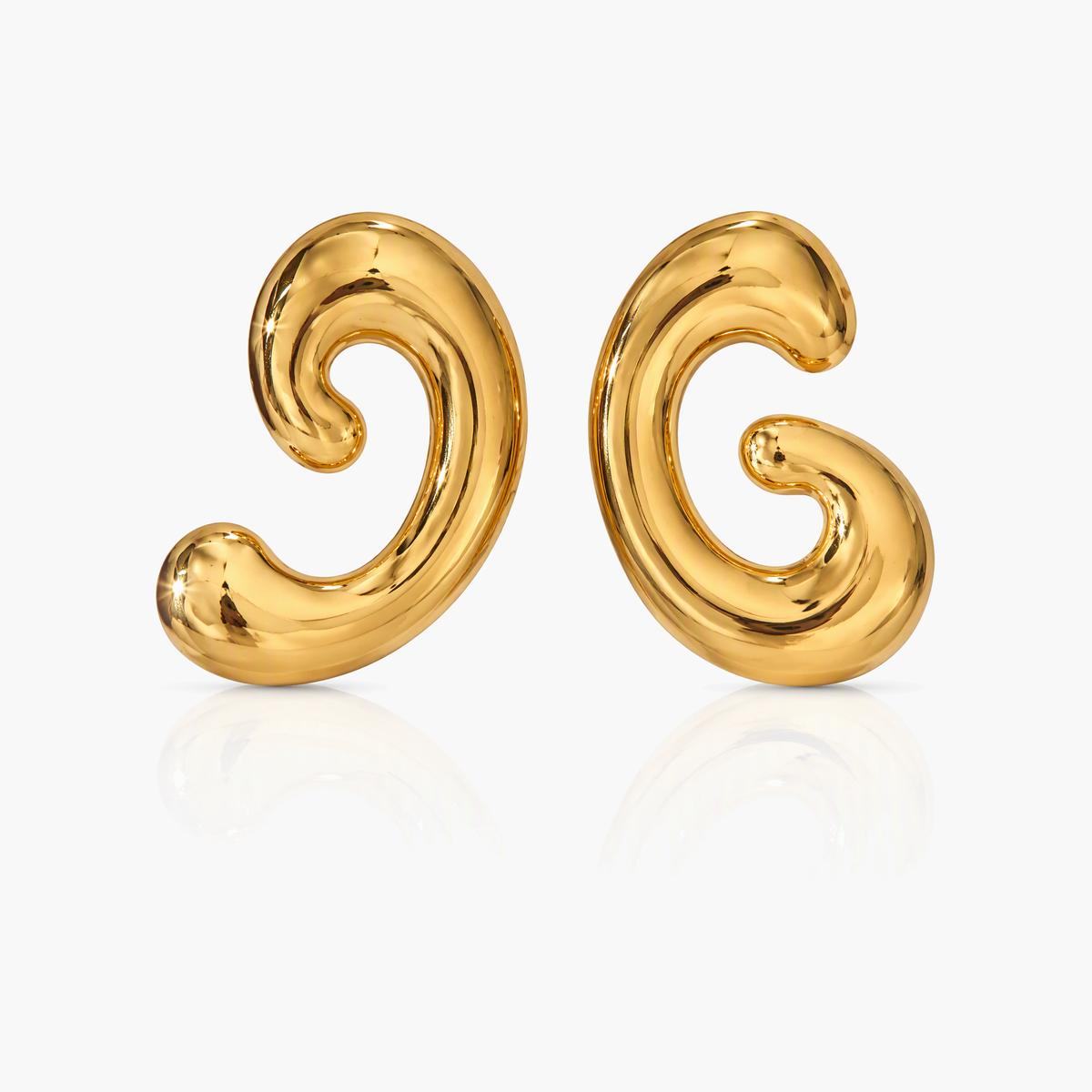 Trendy Mixed Motif Stud Earrings