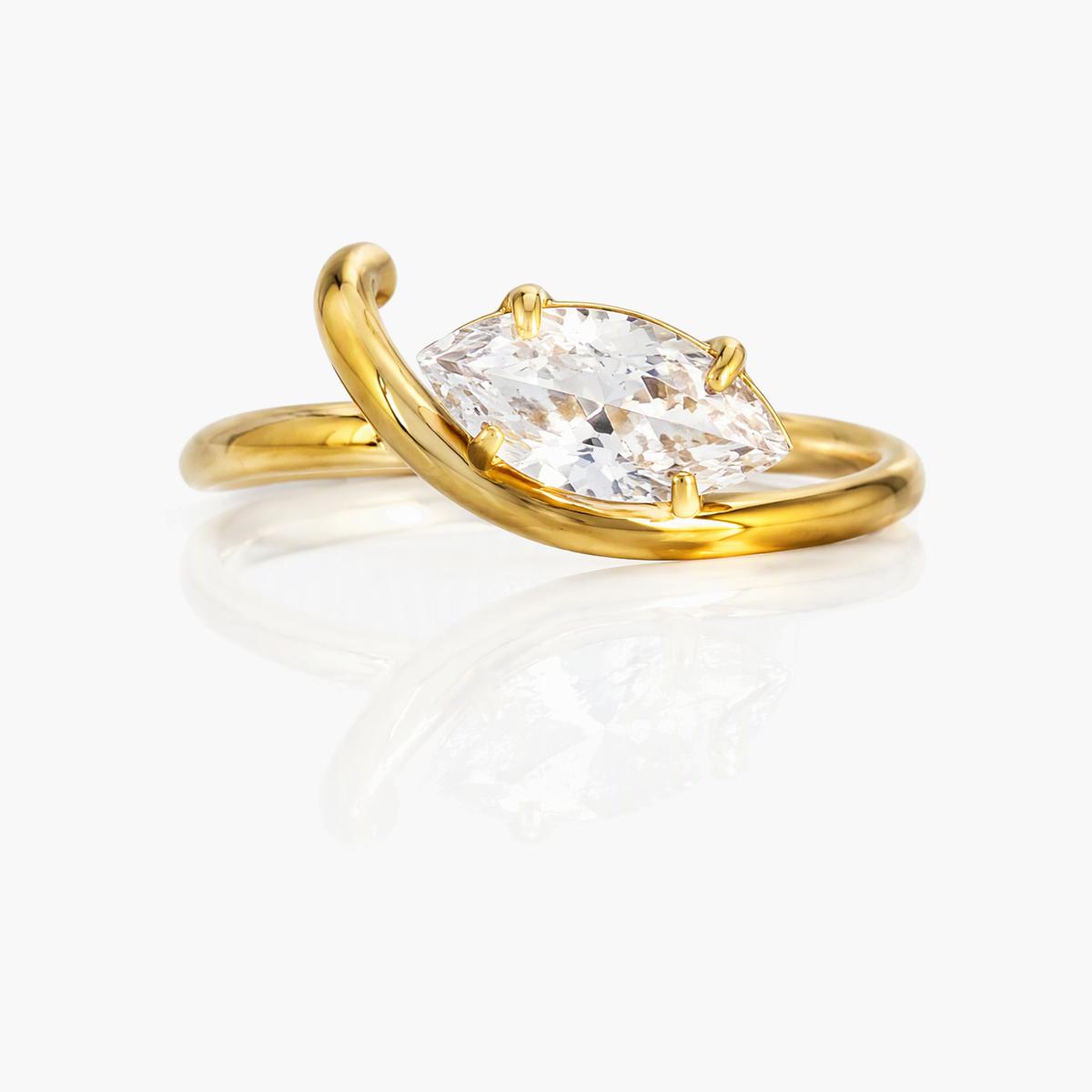 Elegant Marquise Stone Ring