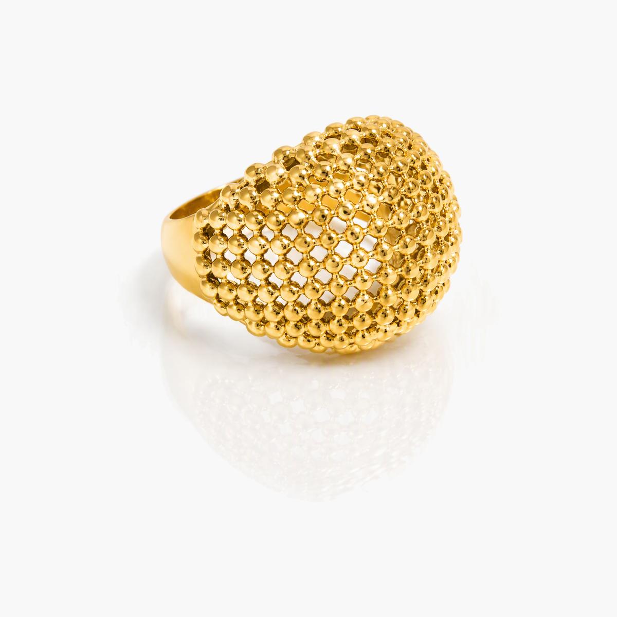 Chunky Beaded Dome Ring