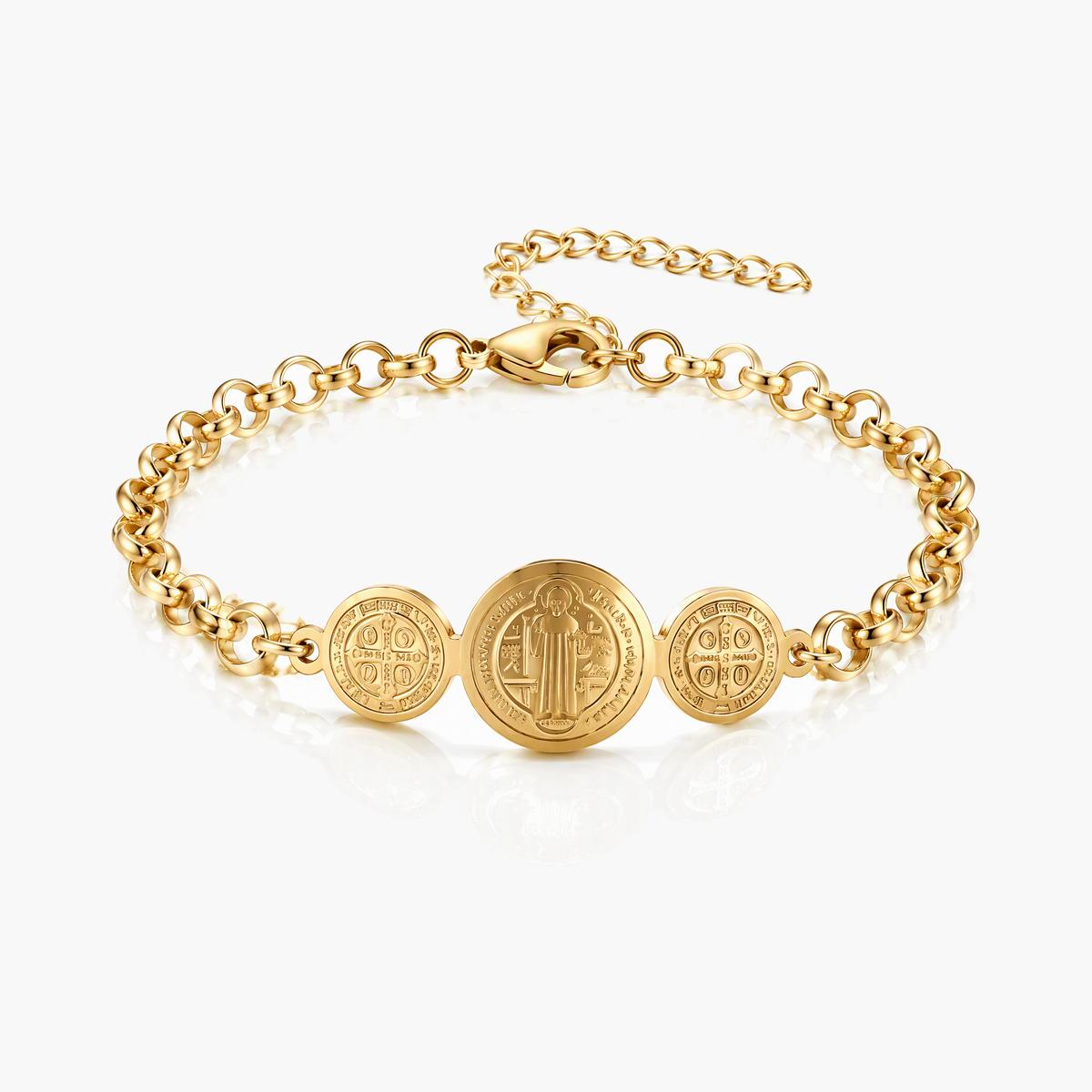 Vintage Coin Charm Bracelet