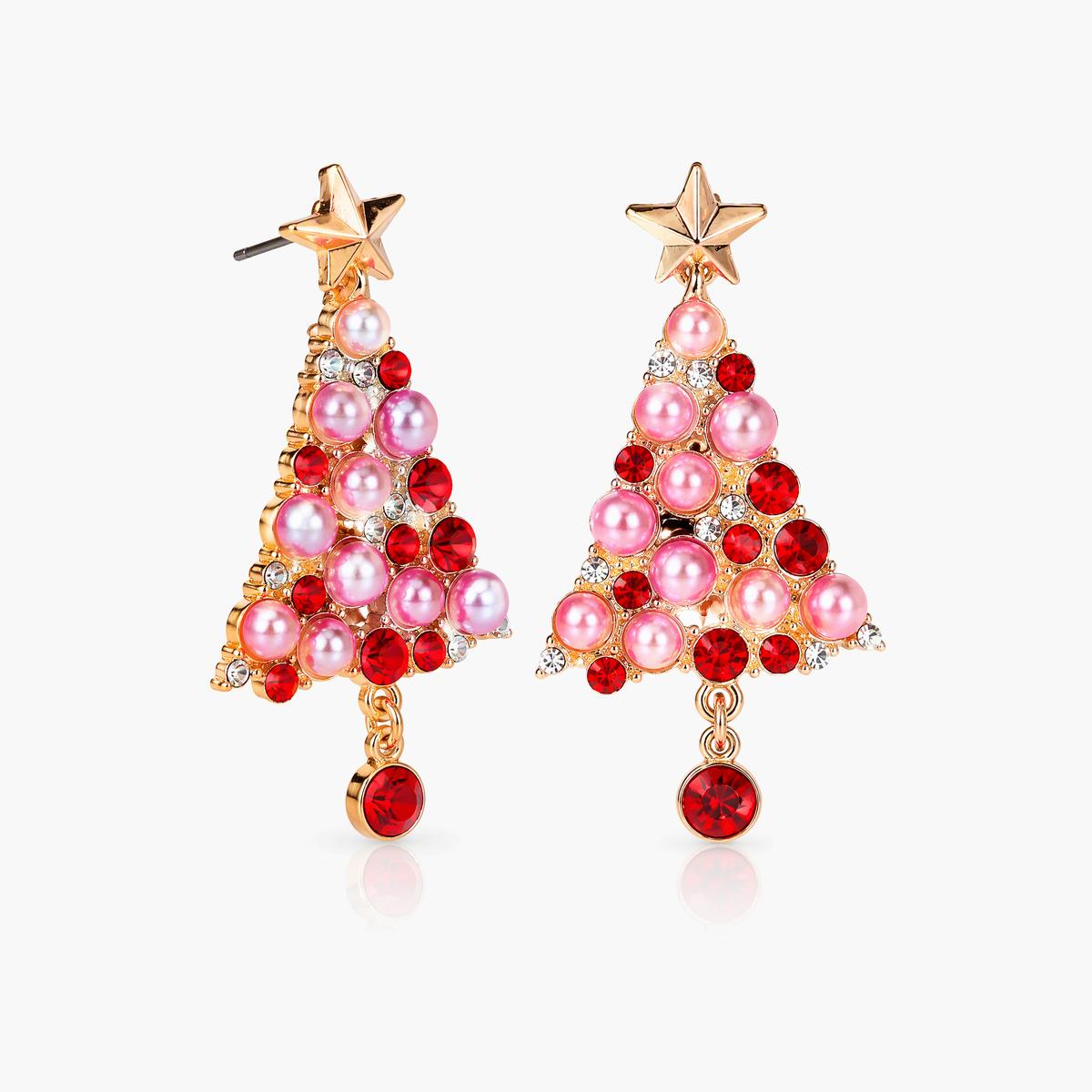 Cute Santa Hat Drop Earrings