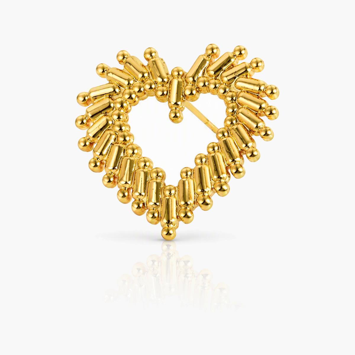 Textured Starfish Stud Earrings