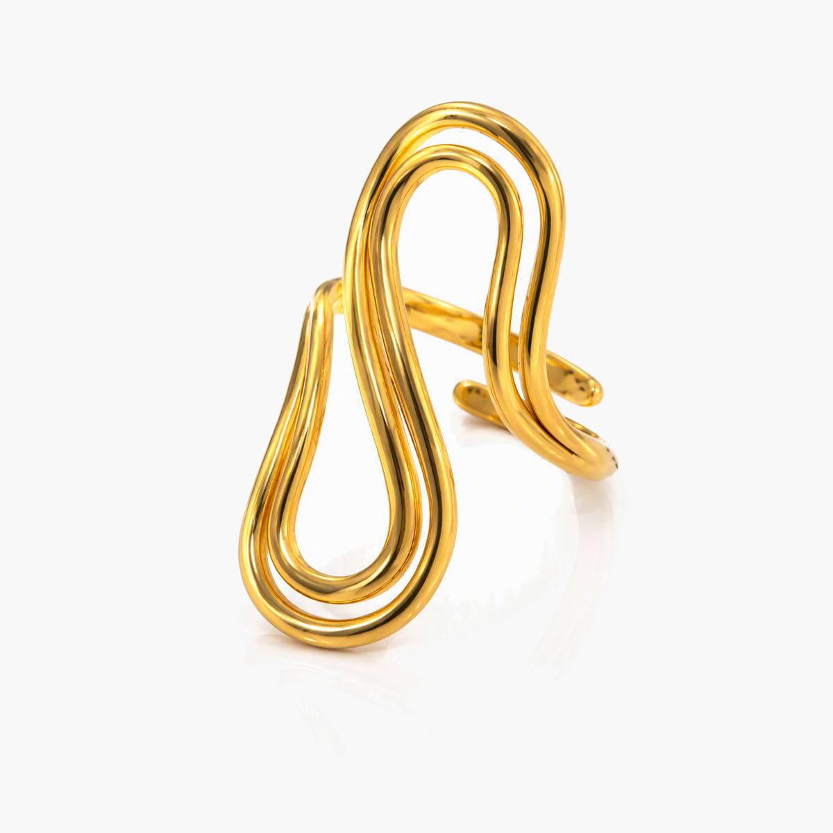 Trendy Twisted Open Ring