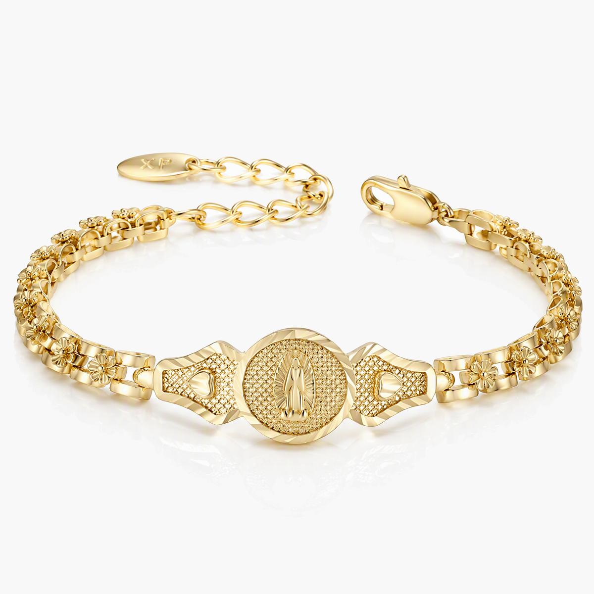 Floral Link Bracelet