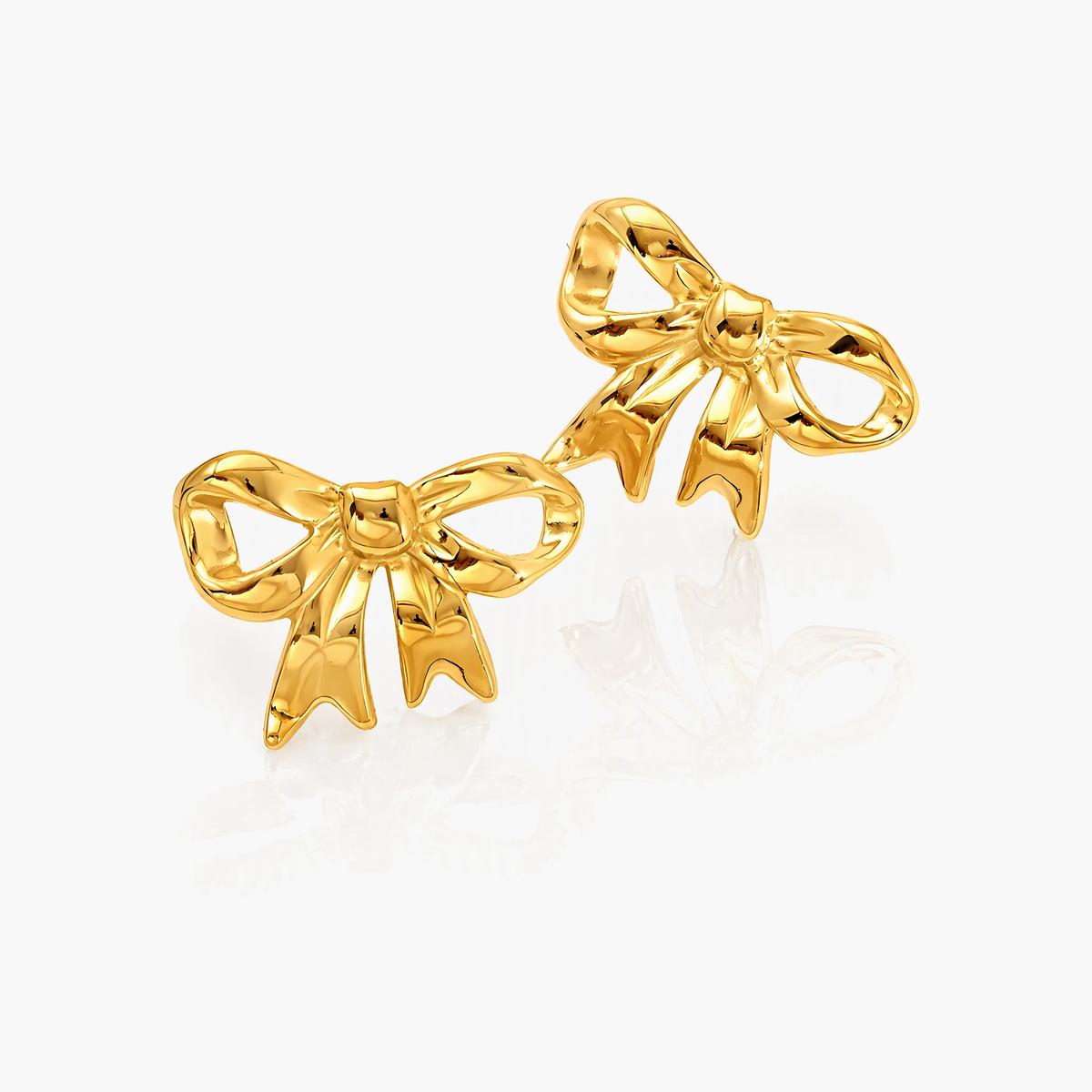 Cute Bow Knot Stud Earrings