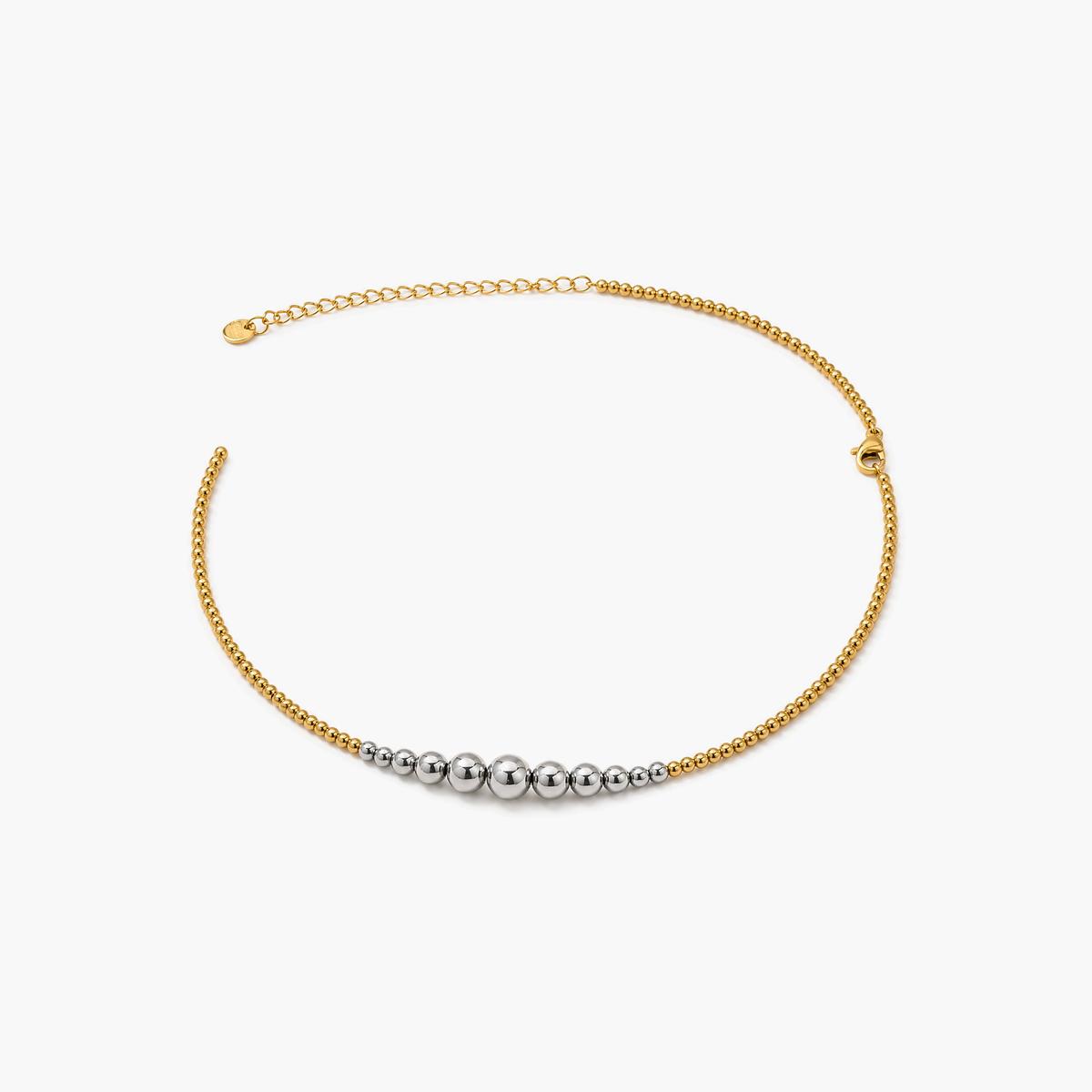 Dainty Beaded Chain Necklace