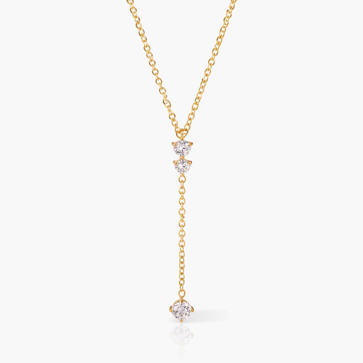 Dainty Y-Shape Drop Necklace