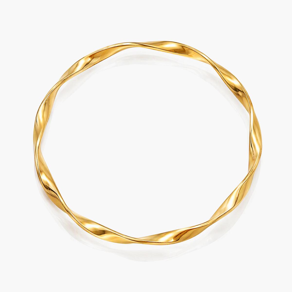 Twisted Band Bangle