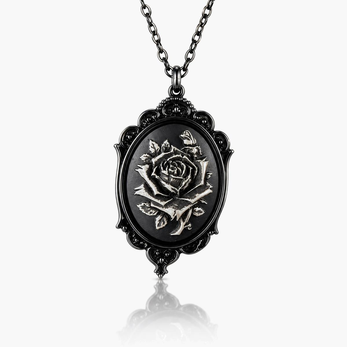 Vintage Cameo Pendant Necklace