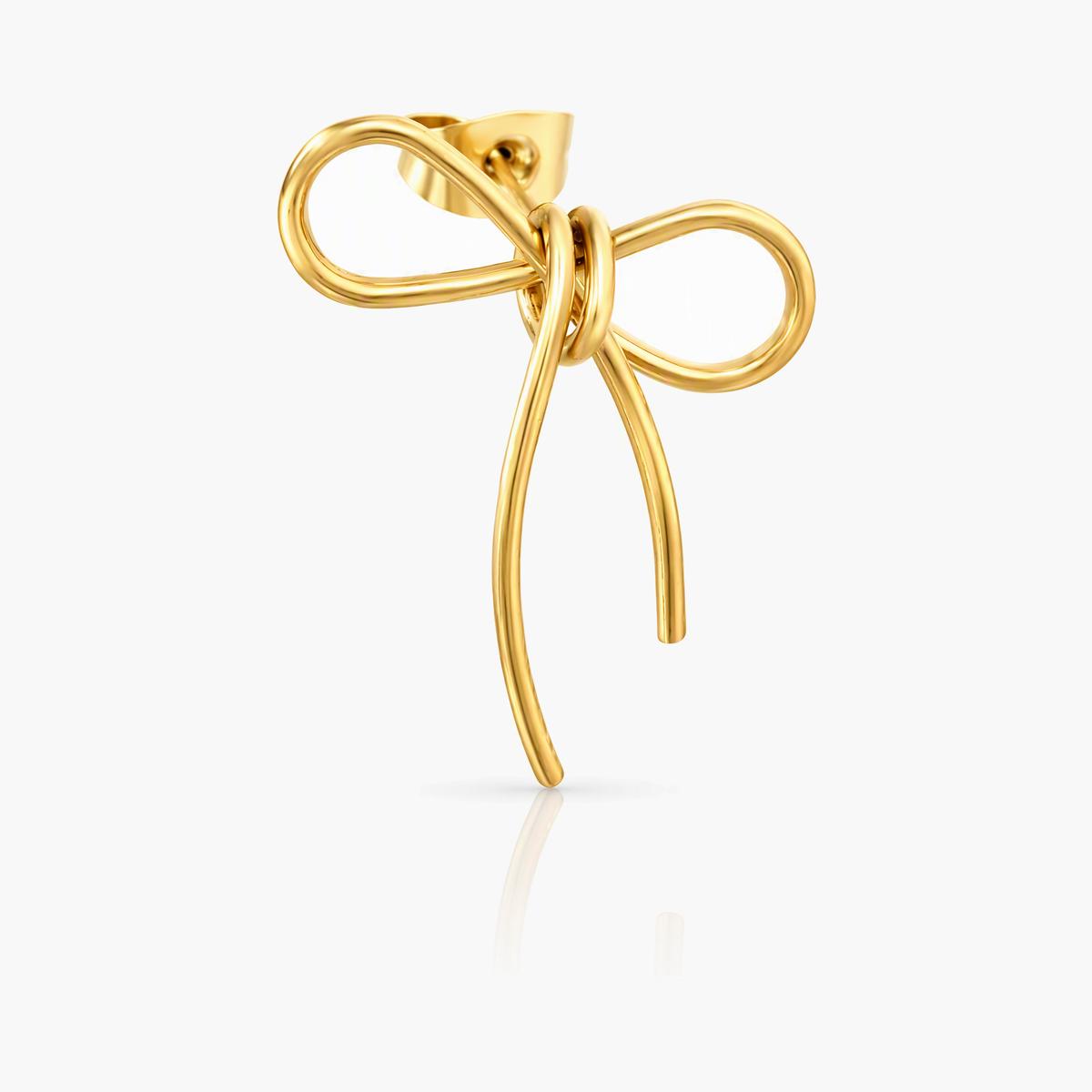 Dainty Bow Knot Stud Earrings