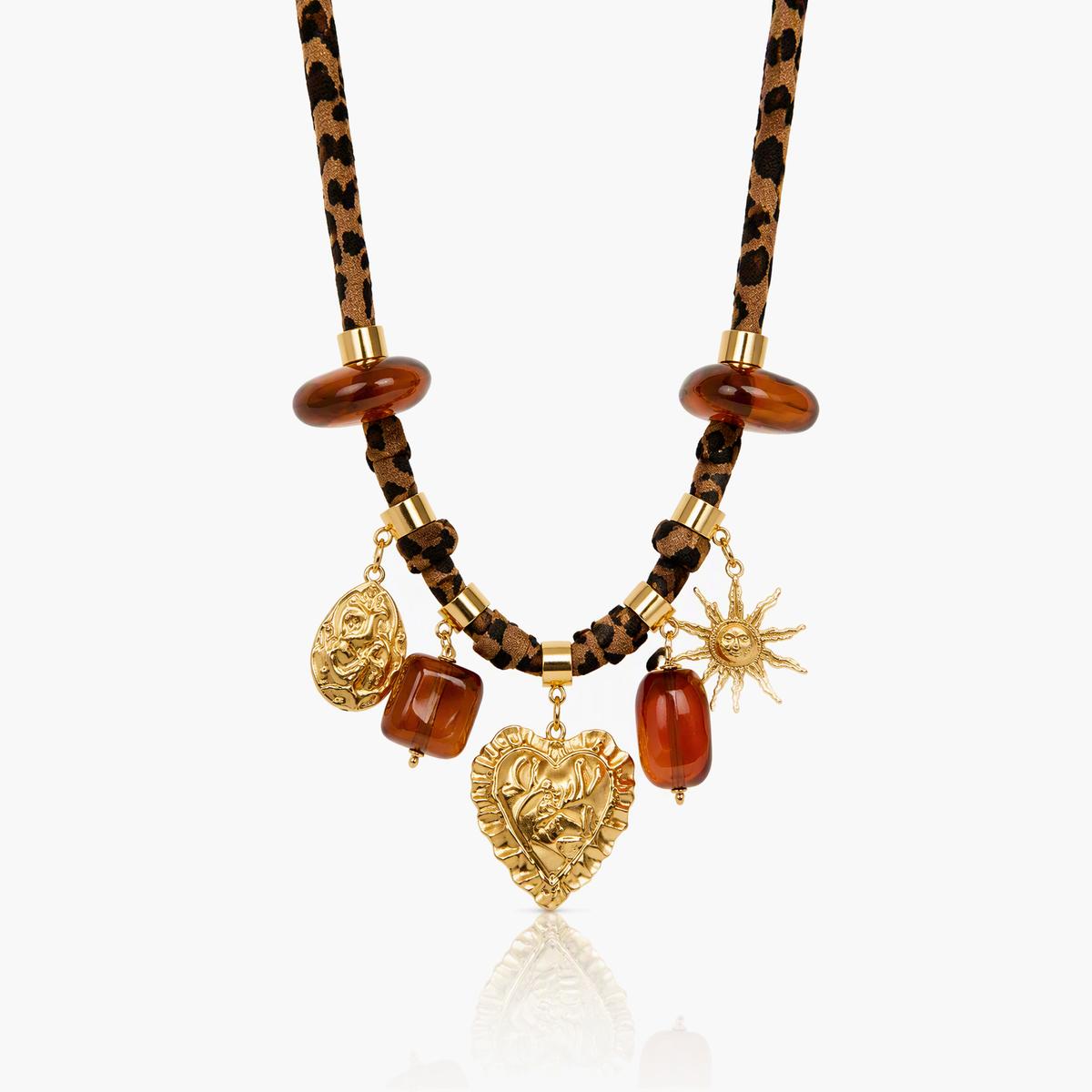 Vintage Heart Charm Necklace