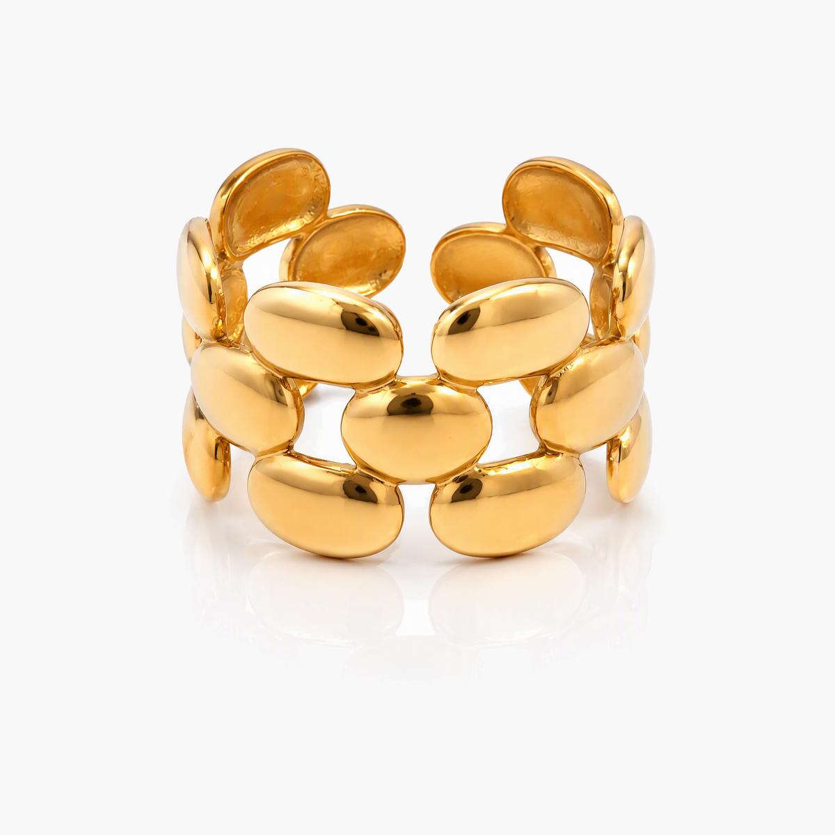 Chunky Pebble Link Ring