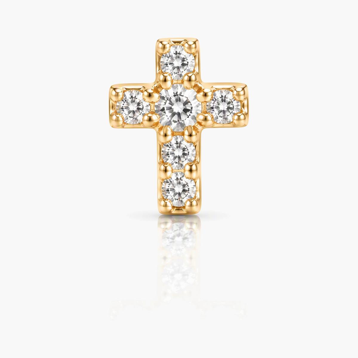 Dainty Cross Stud Earrings