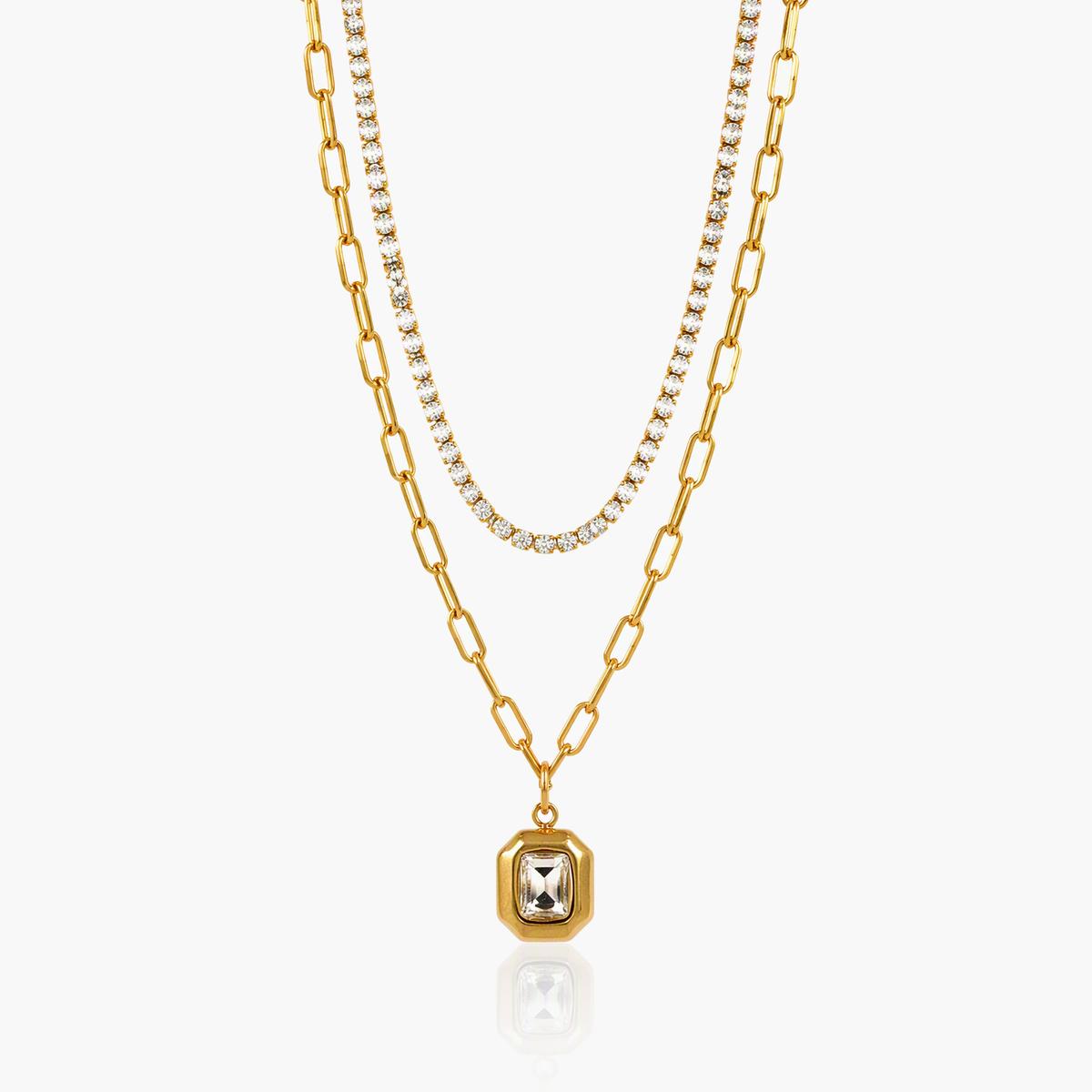 Trendy Paperclip Chain Necklace