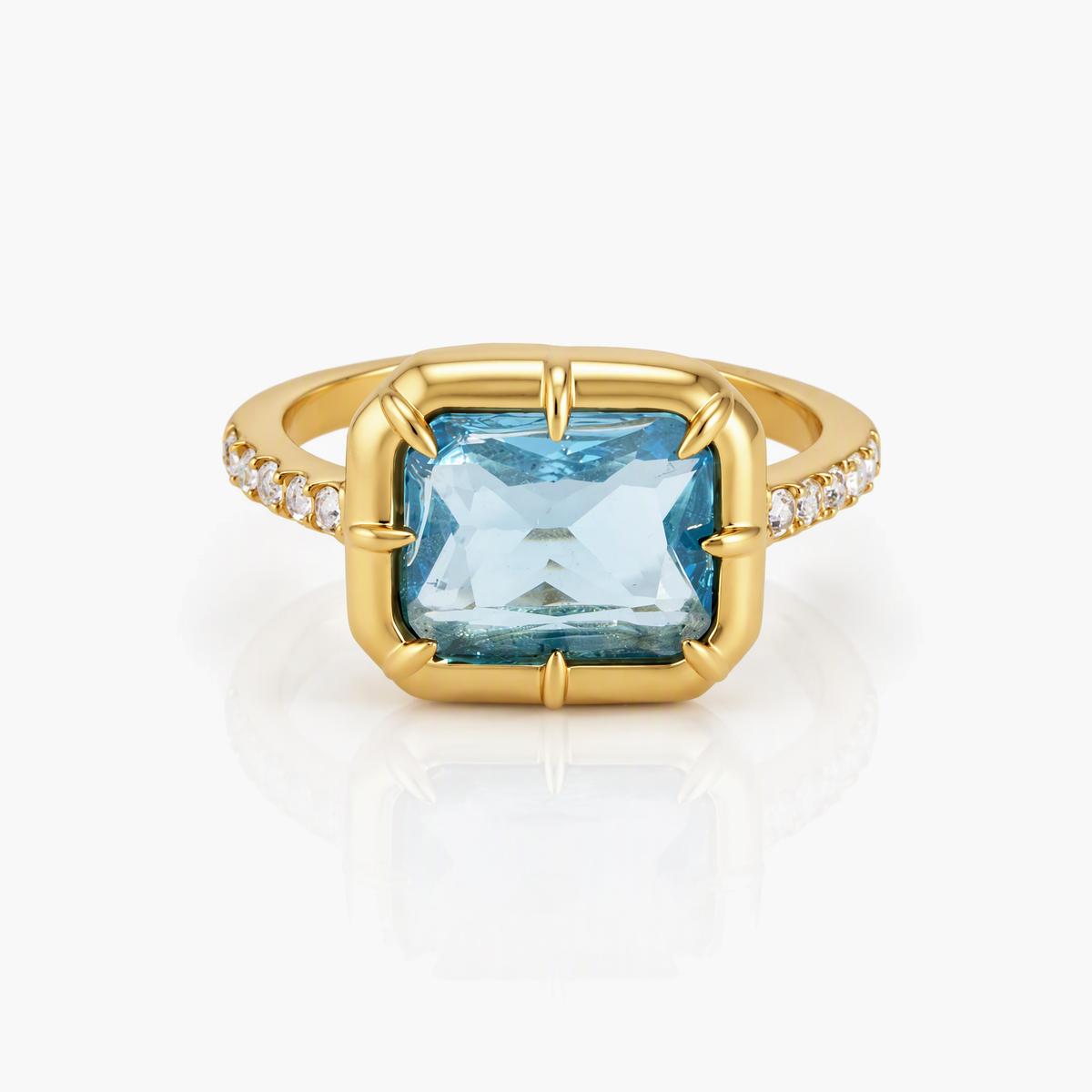 Geometric Stone Ring