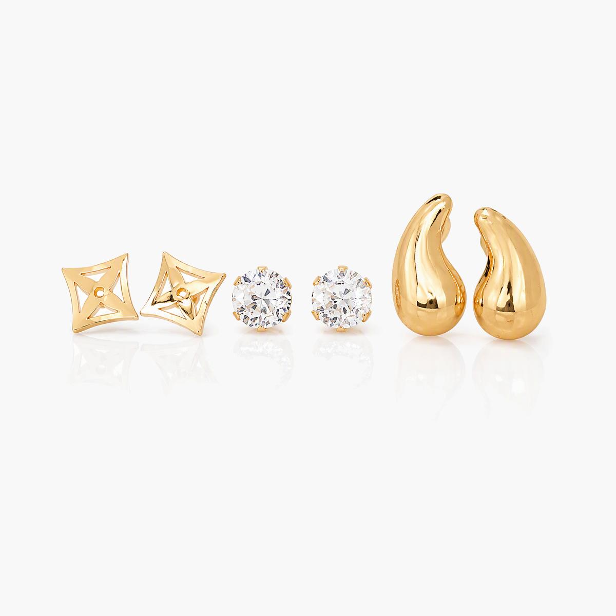Cute Mixed Motif Stud Earrings