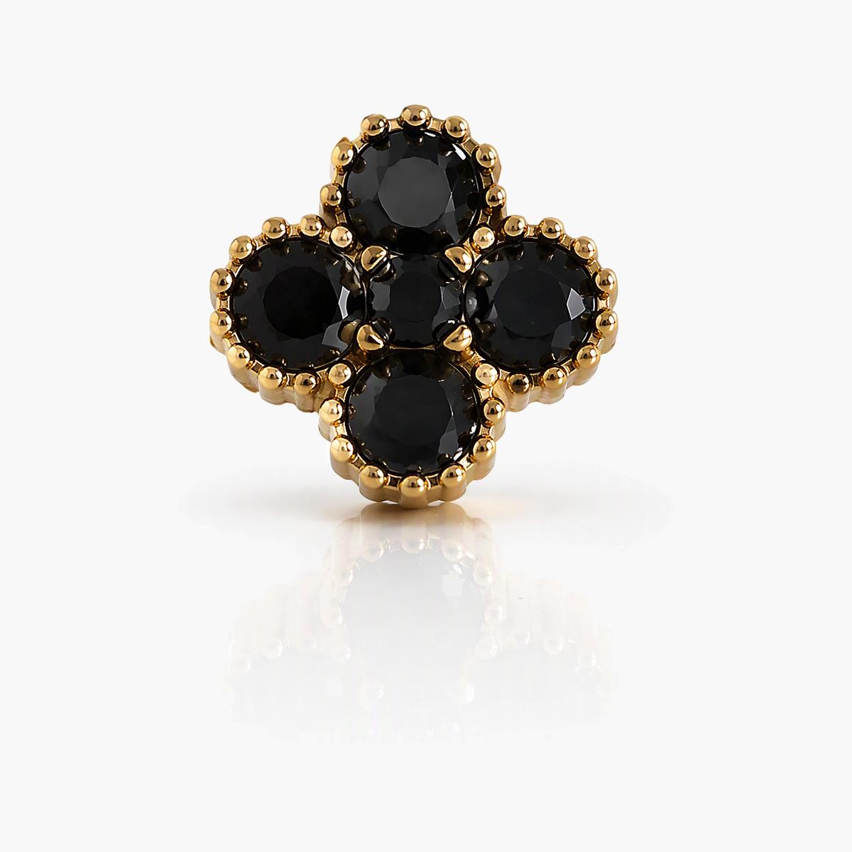 Four-Leaf Clover Stud Earrings