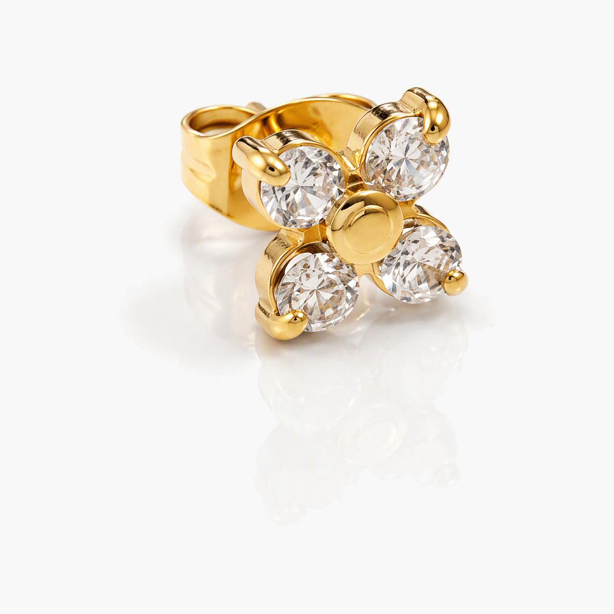 Dainty Four-Leaf Clover Ear Cuff