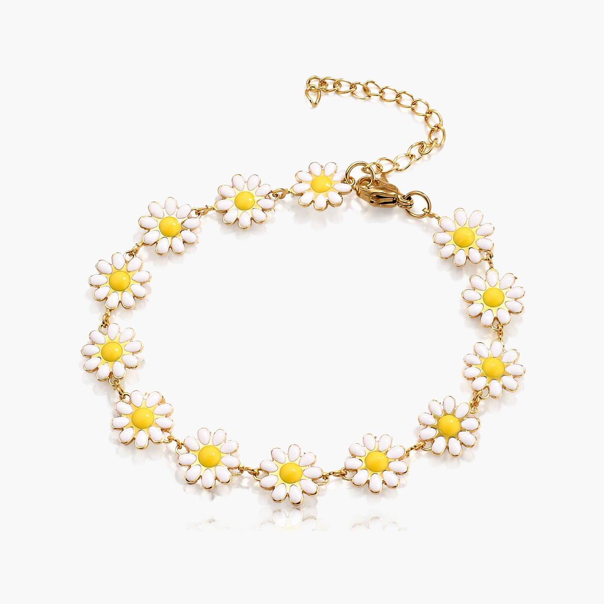 Cute Daisy Flower Bracelet