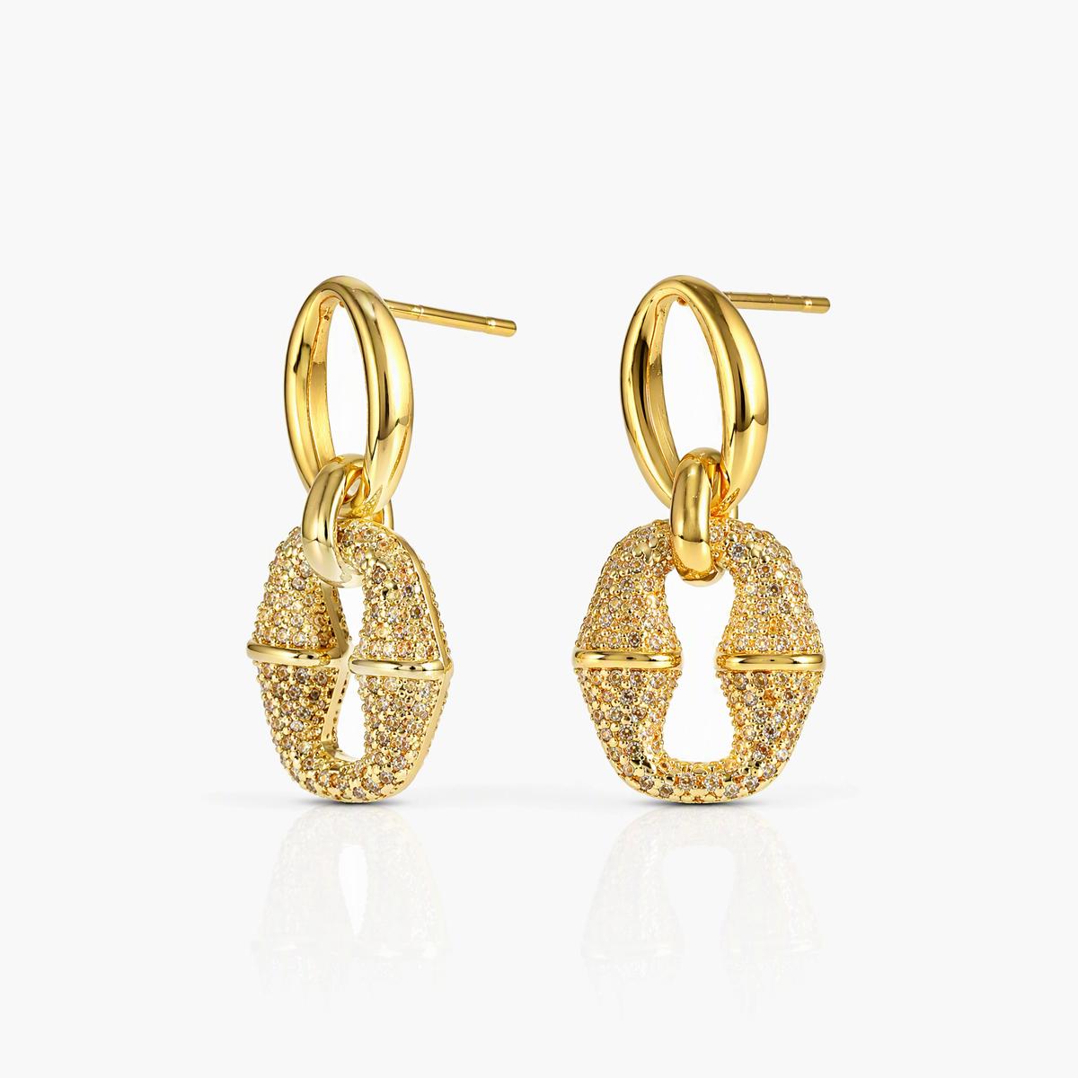 Trendy Love Knot Drop Earrings