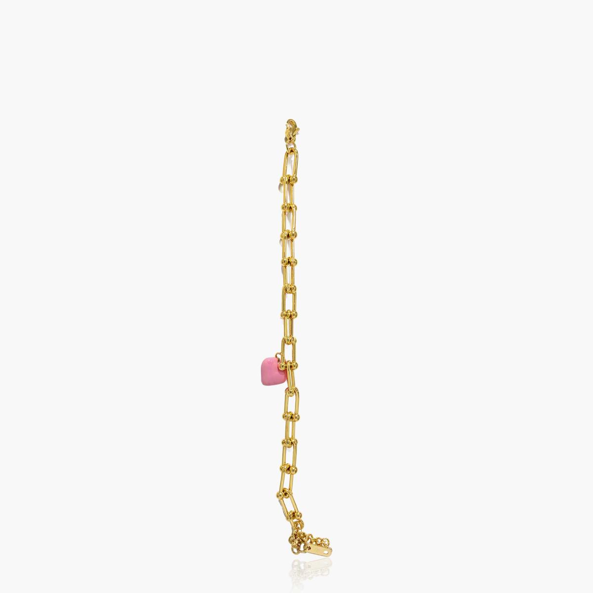 Cute Heart Charm Bracelet