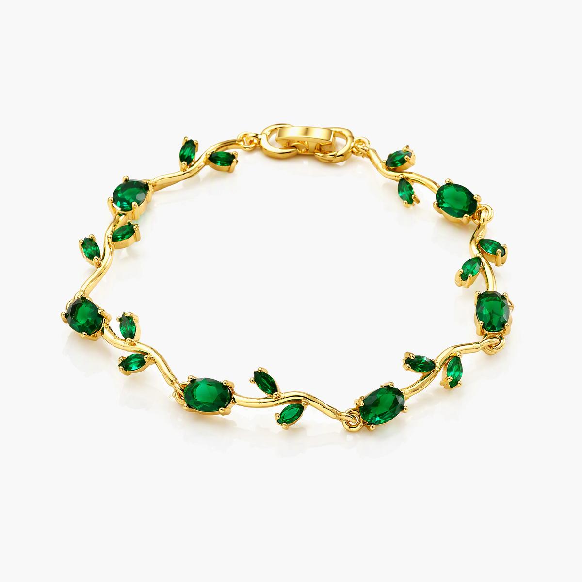 Elegant Leaf Branch Bracelet