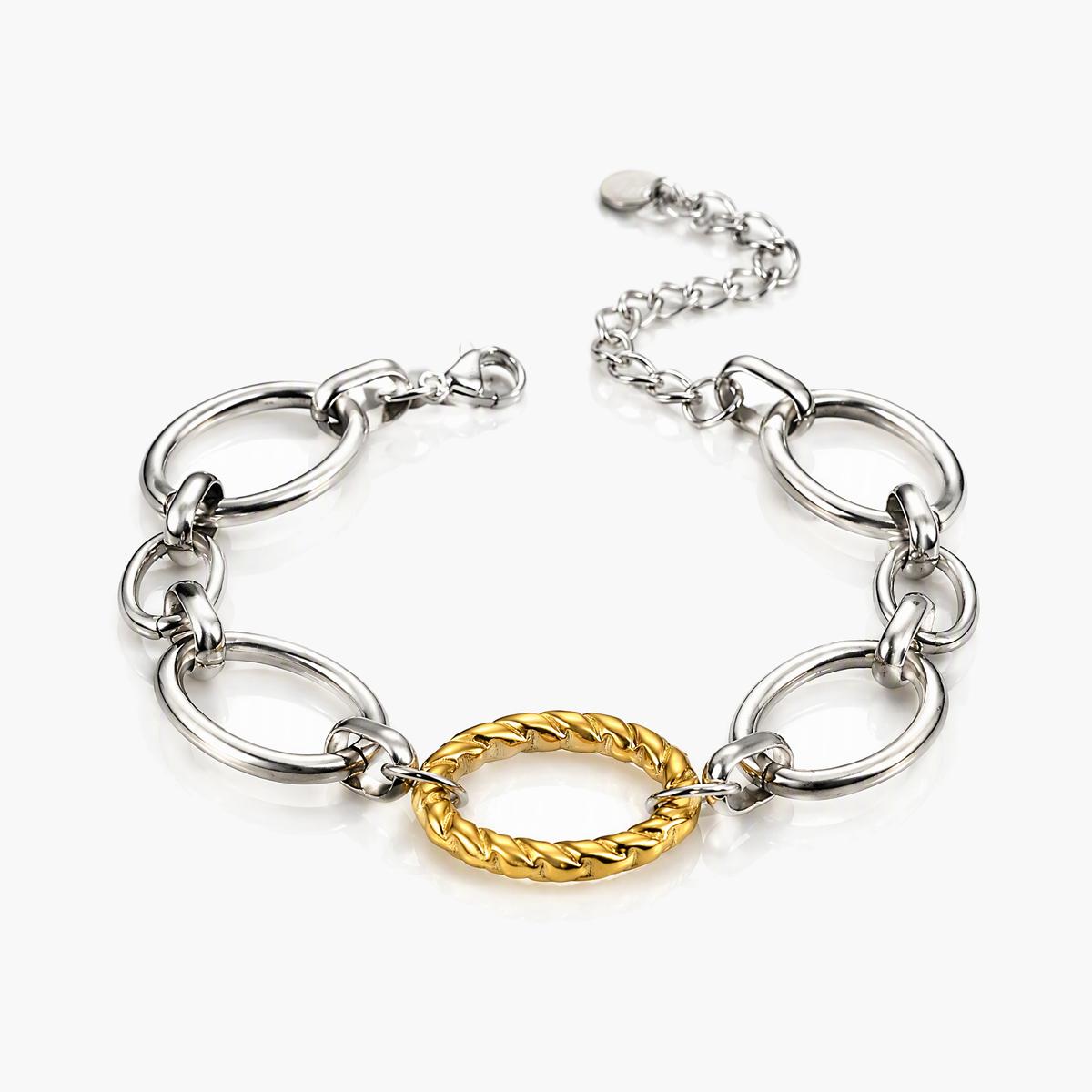 Trendy Oval Link Bracelet