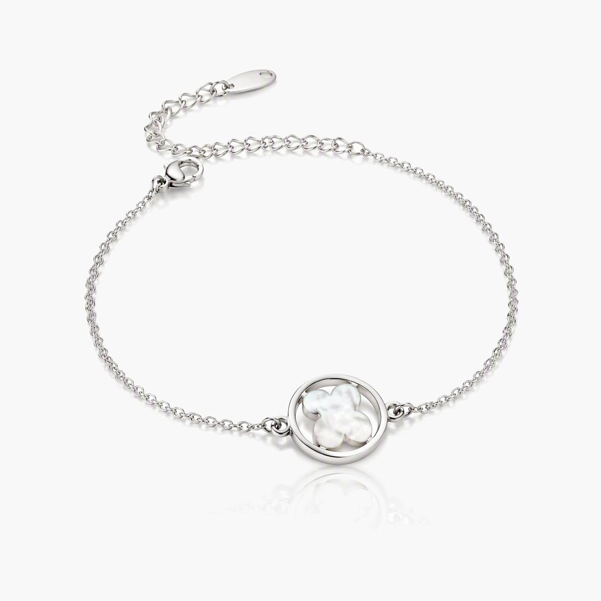 Dainty Four-Leaf Clover Bracelet
