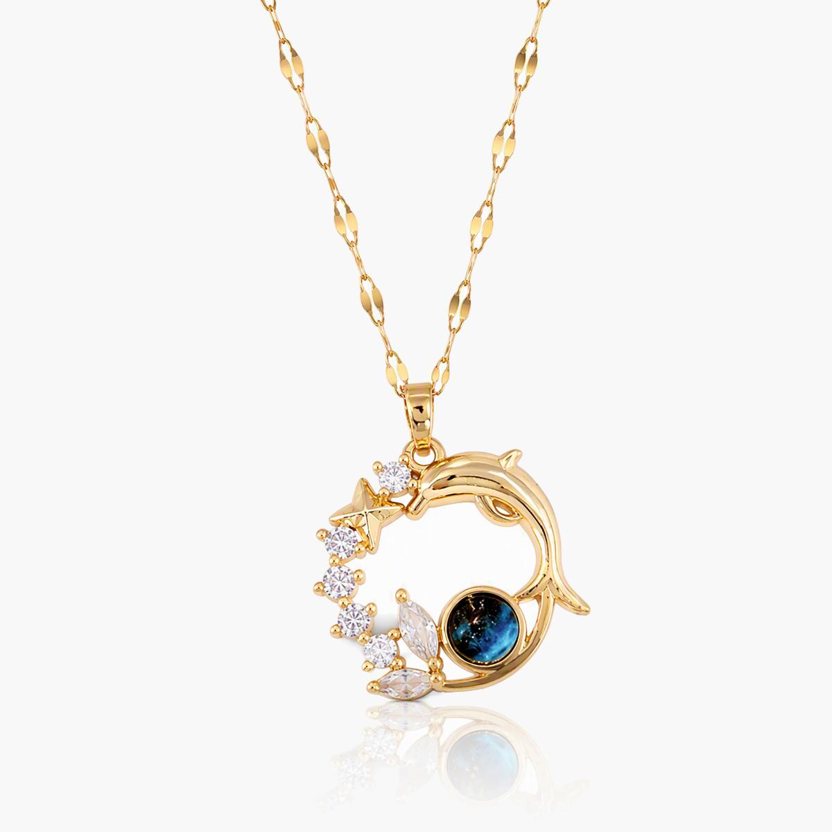 Celestial Planet Pendant Necklace