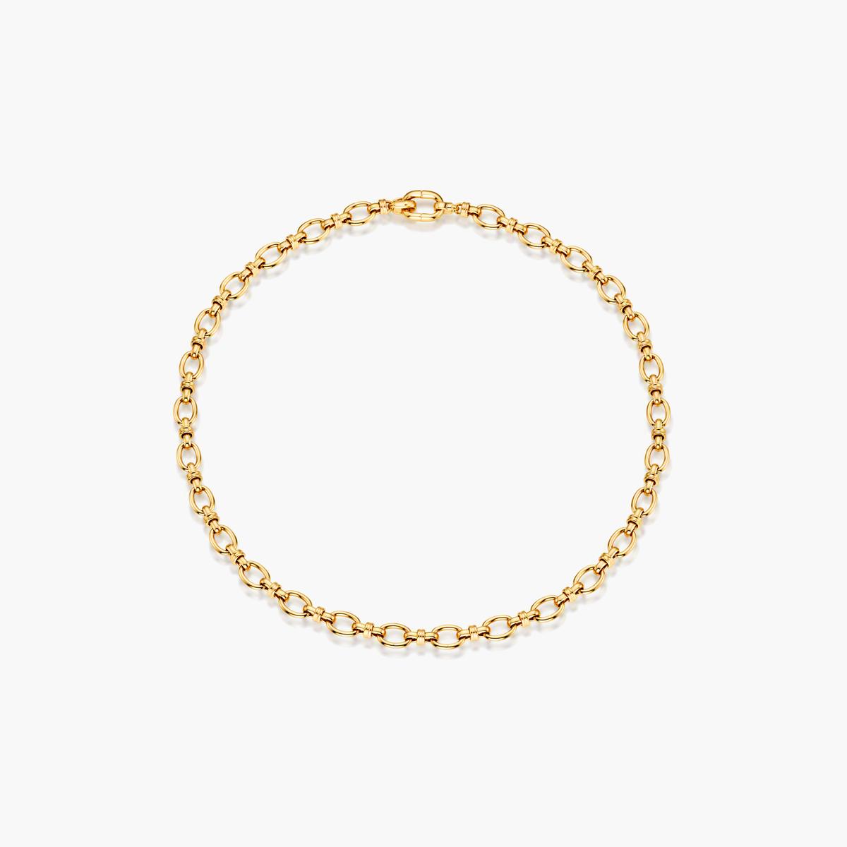 Minimalist Oval Link Necklace