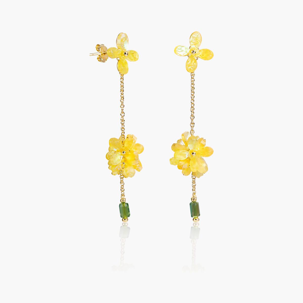 Dainty Butterfly Drop Earrings