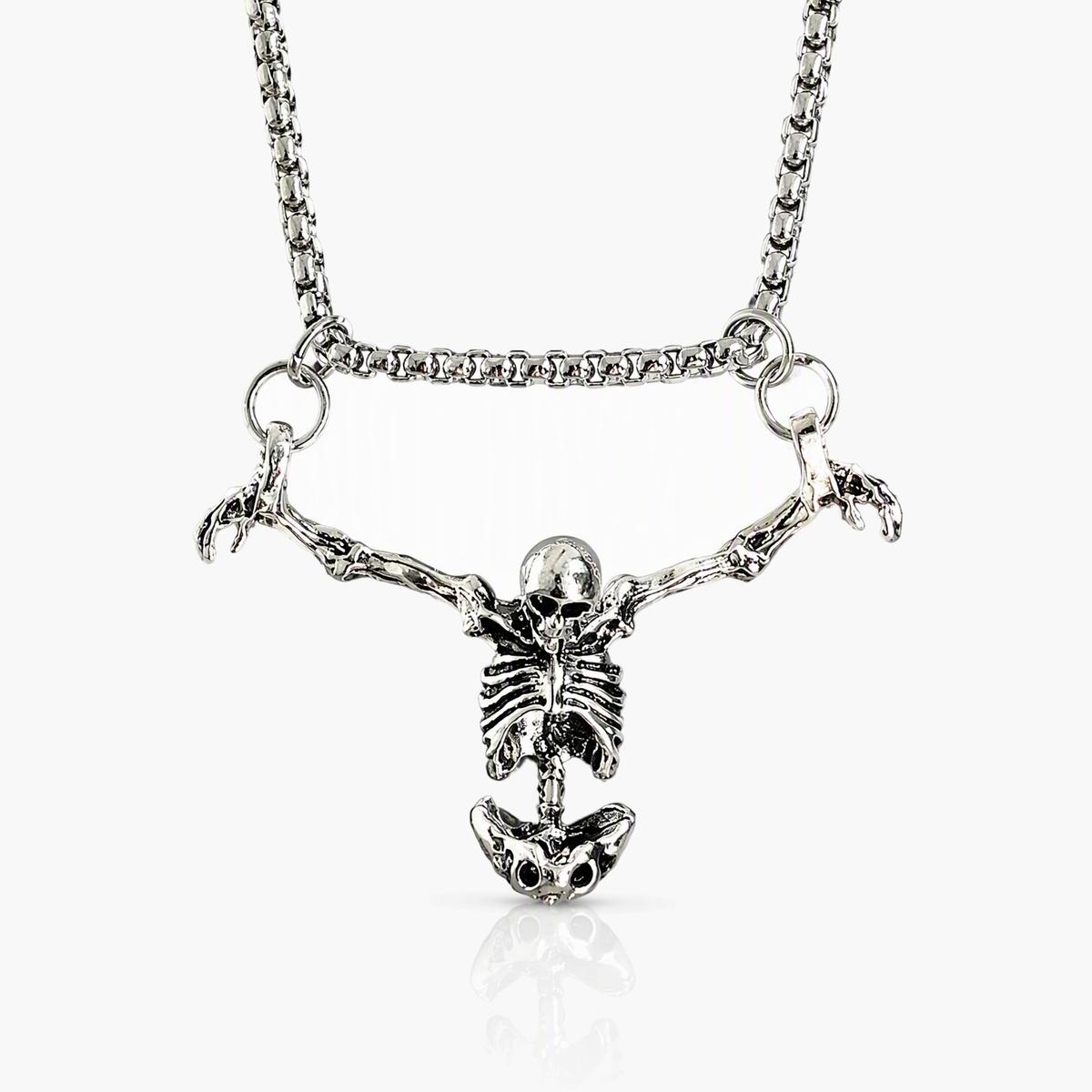Trendy Skeleton Pendant Necklace