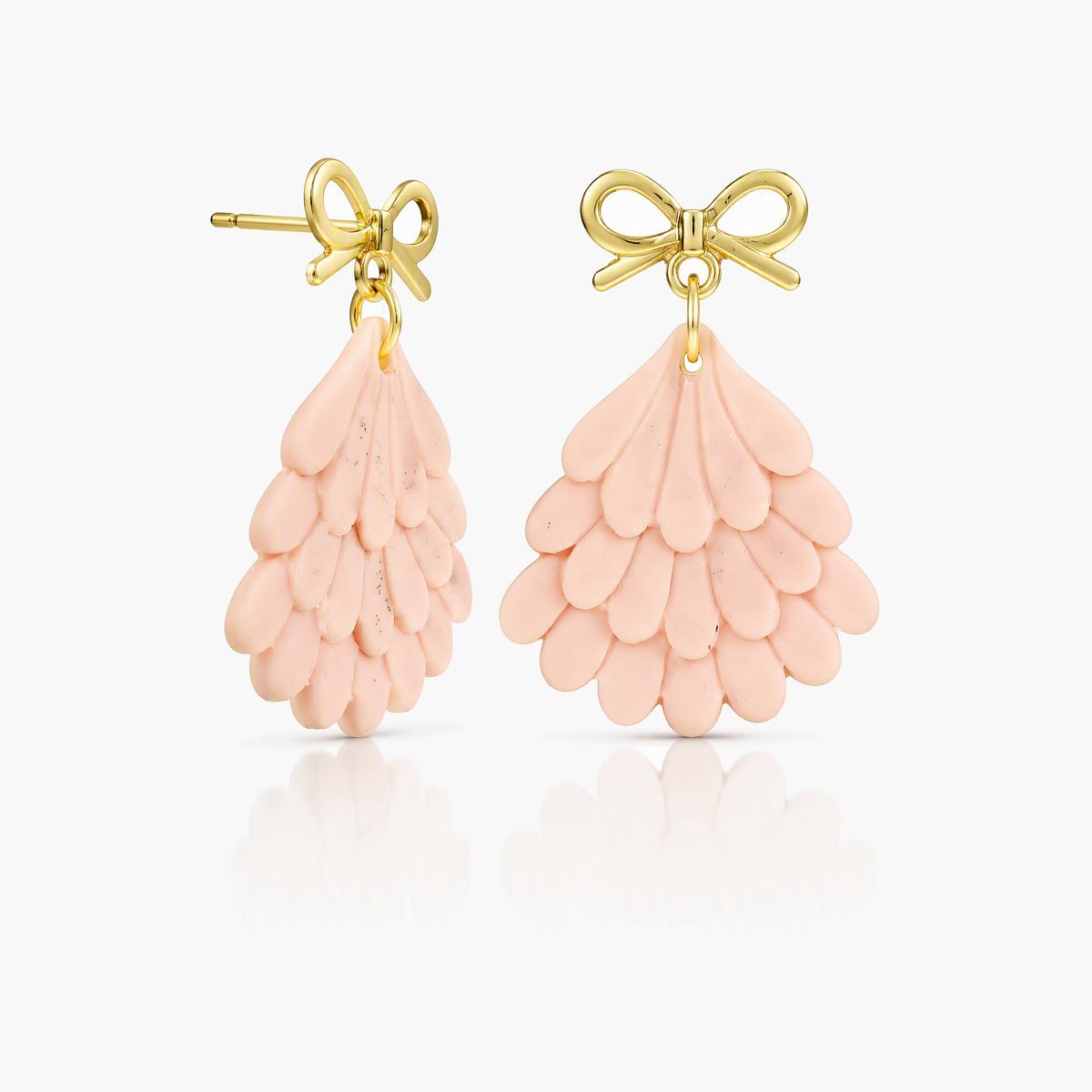 Cute Bow Tree Drop Earrings
