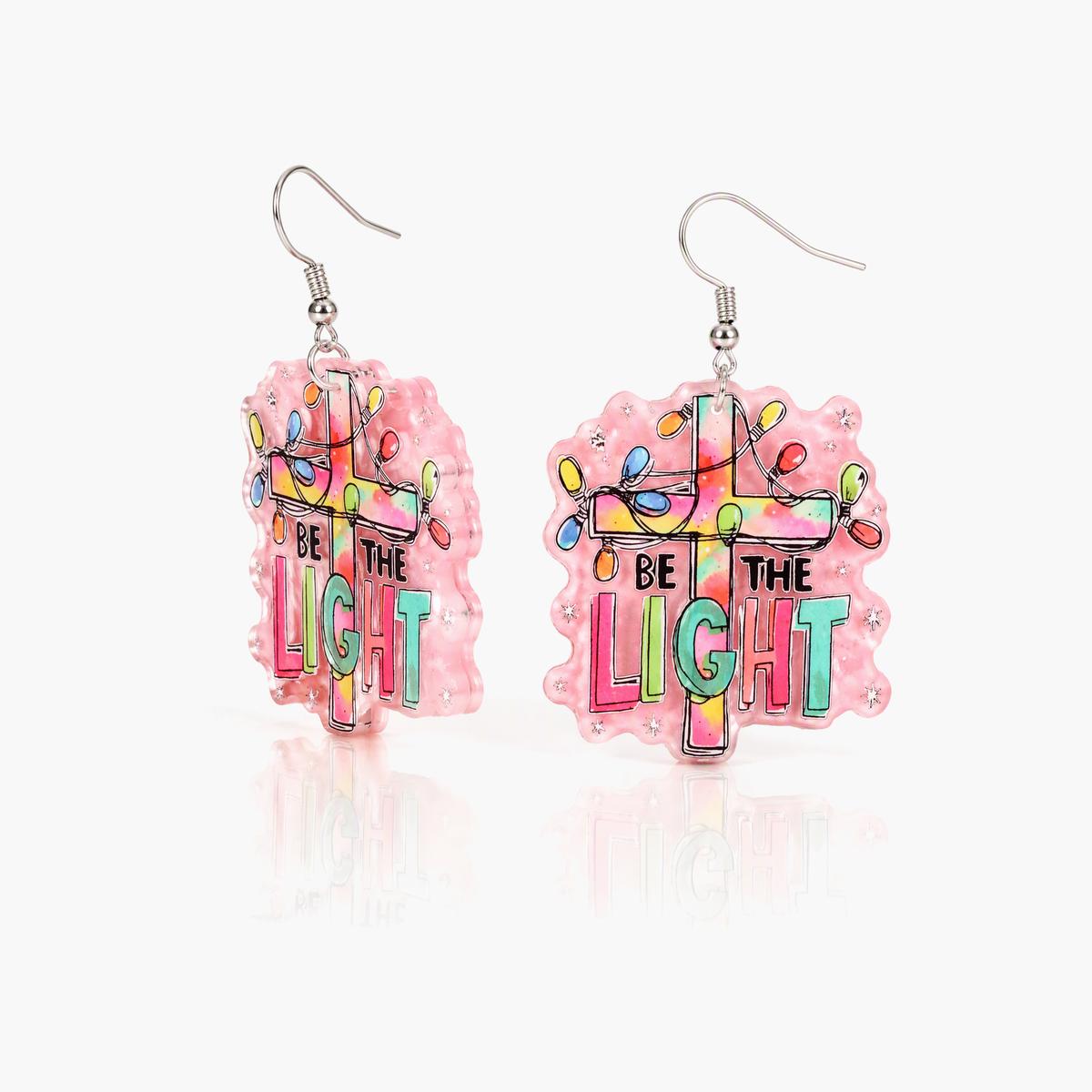 Cute Cross Drop Earrings