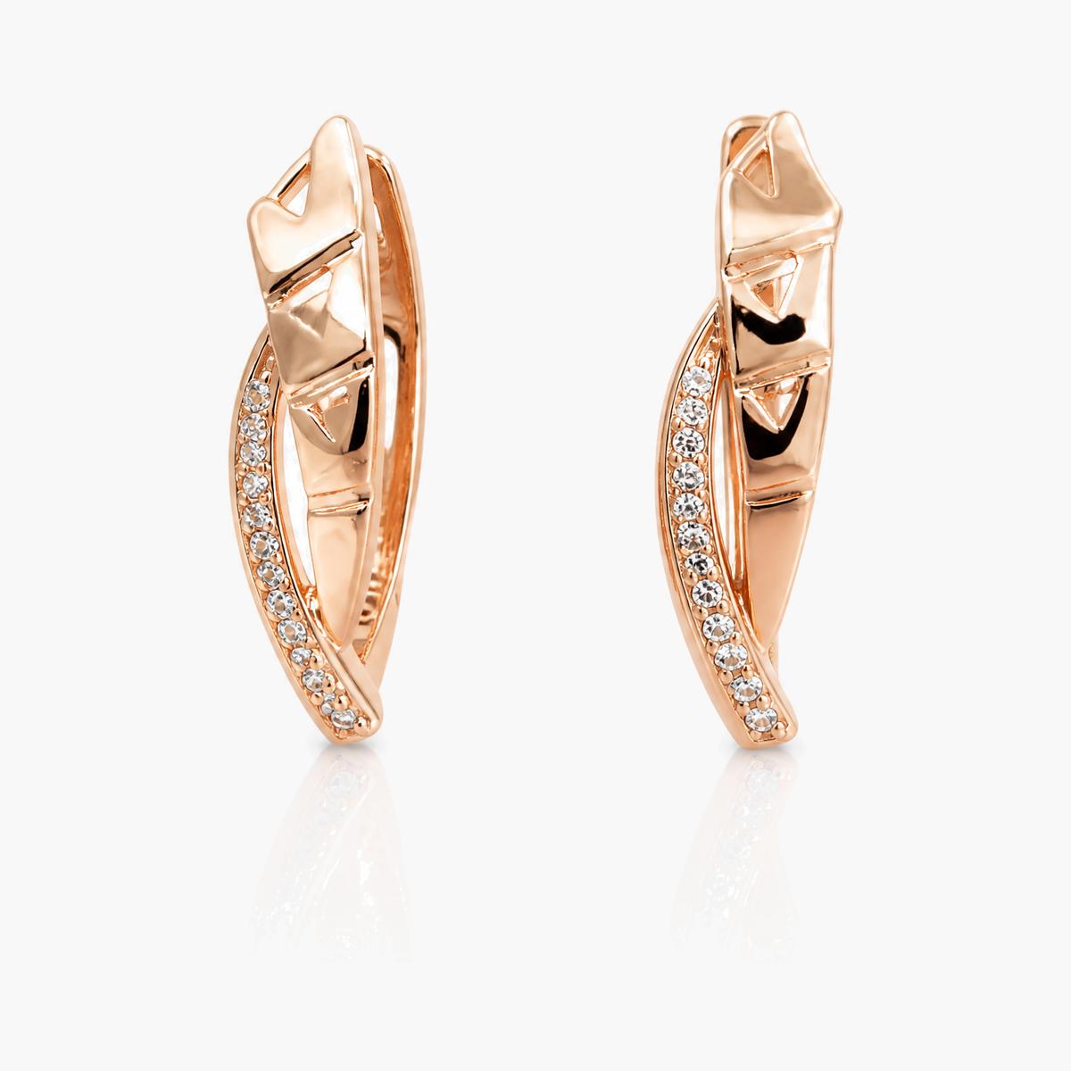 Trendy Triangle Huggie Earrings