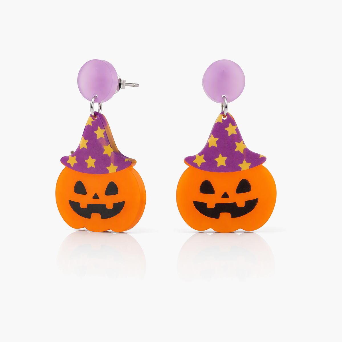 Cute Halloween Motif Drop Earrings