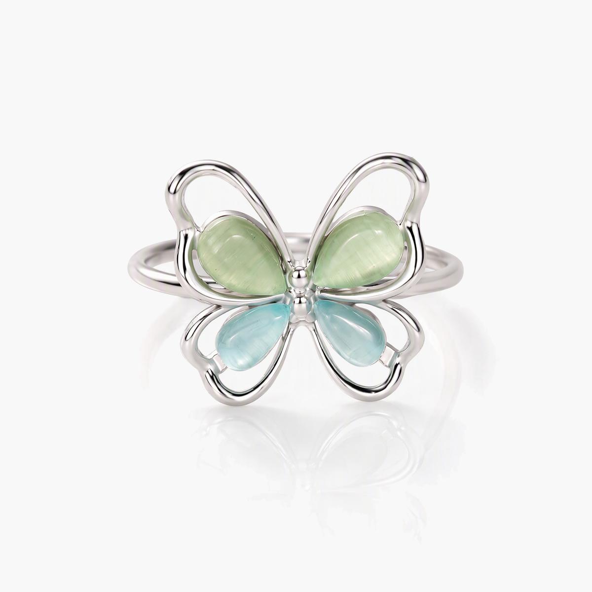 Dainty Butterfly Open Ring
