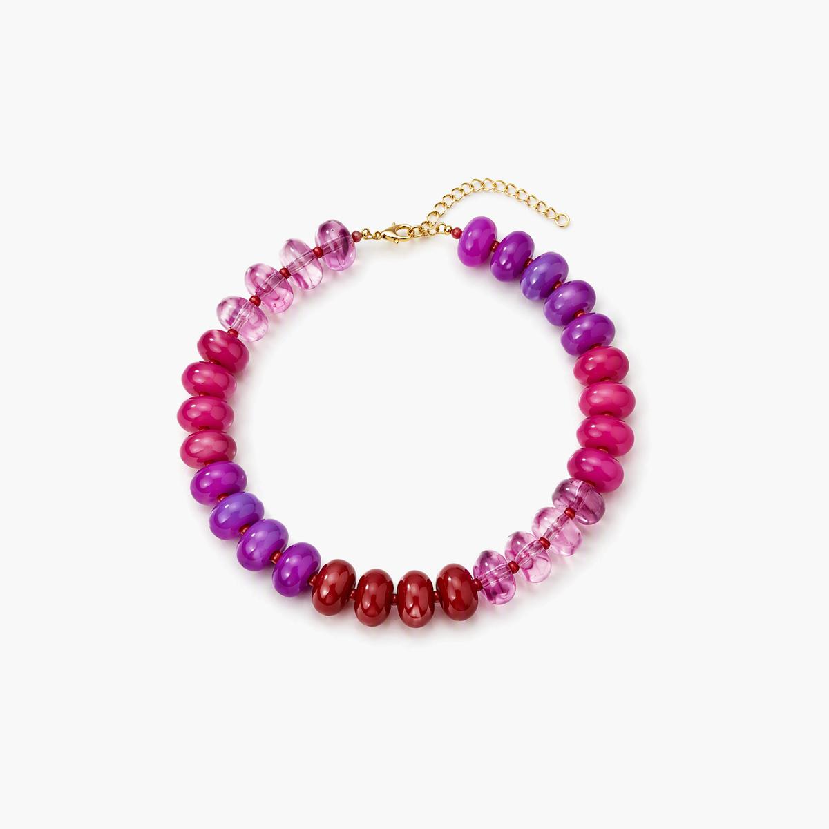 Boho Oval Bead Necklace