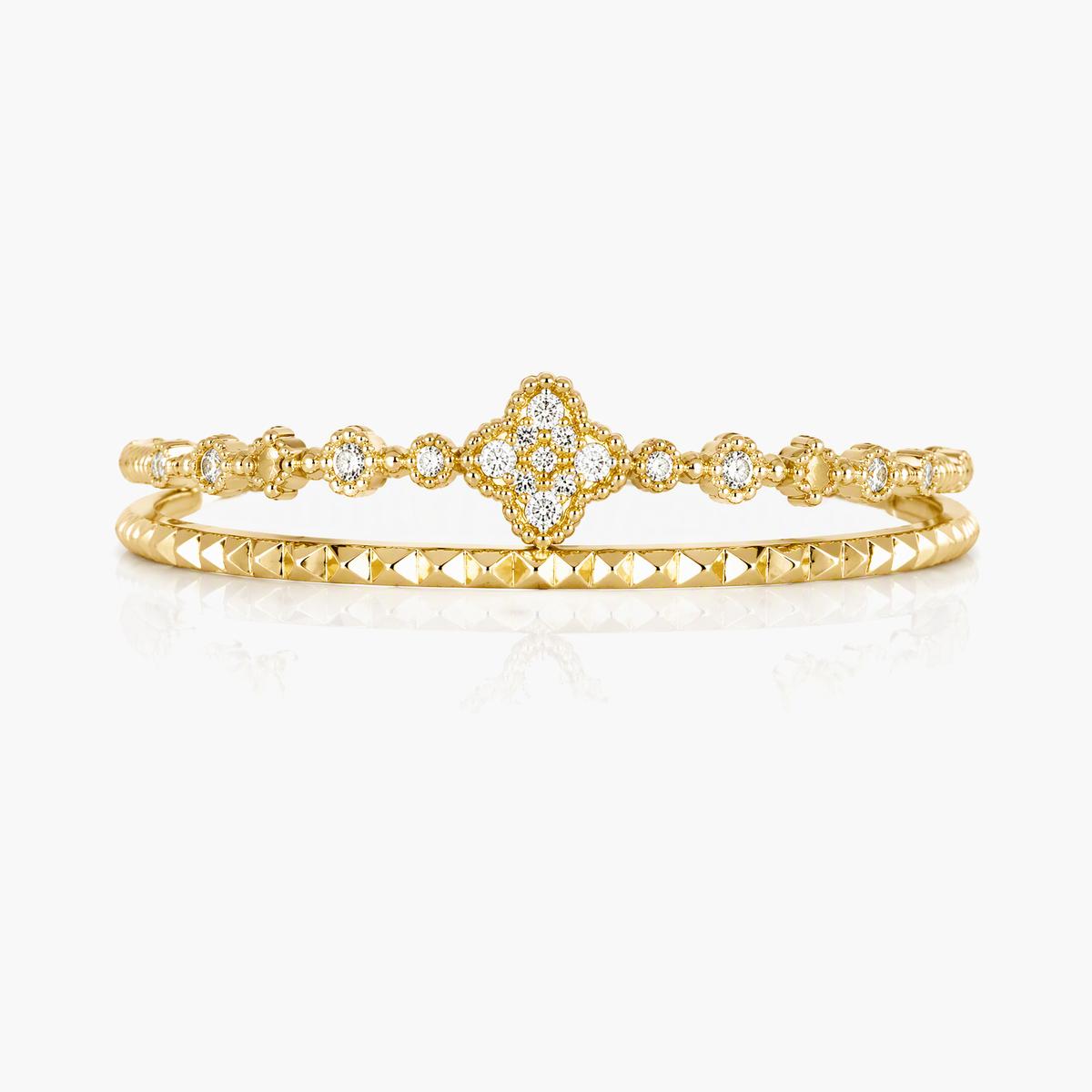 Dainty Four-Leaf Clover Bracelet