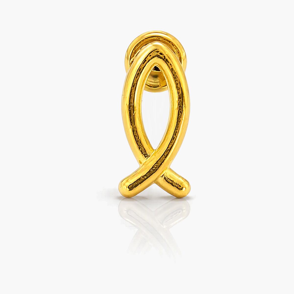 Twisted Loop Stud Earrings