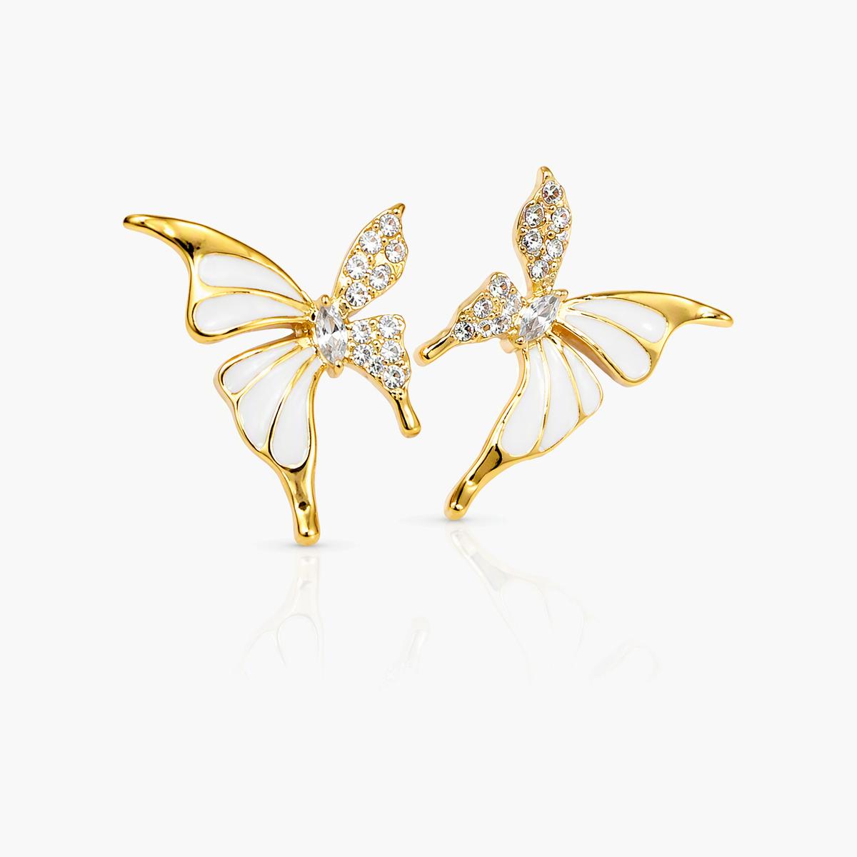Dainty Butterfly Bow Stud Earrings