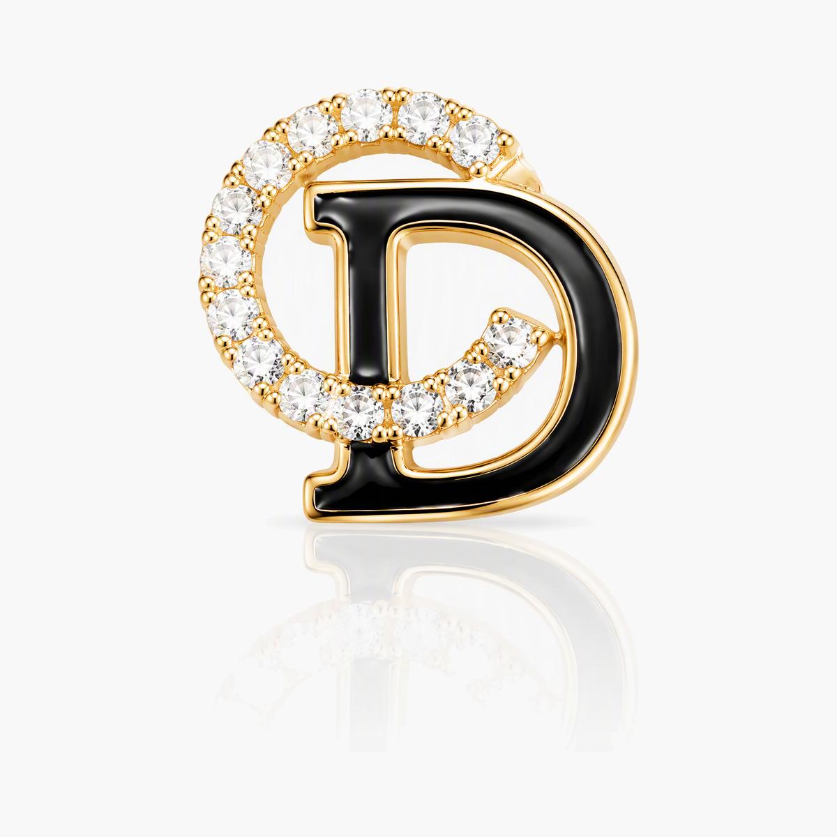 Trendy Letter D Stud Earrings