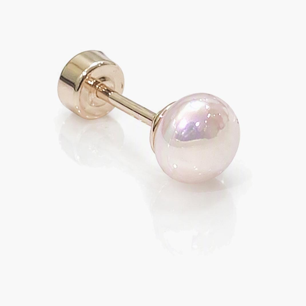 Dainty Single Stone Stud Earrings