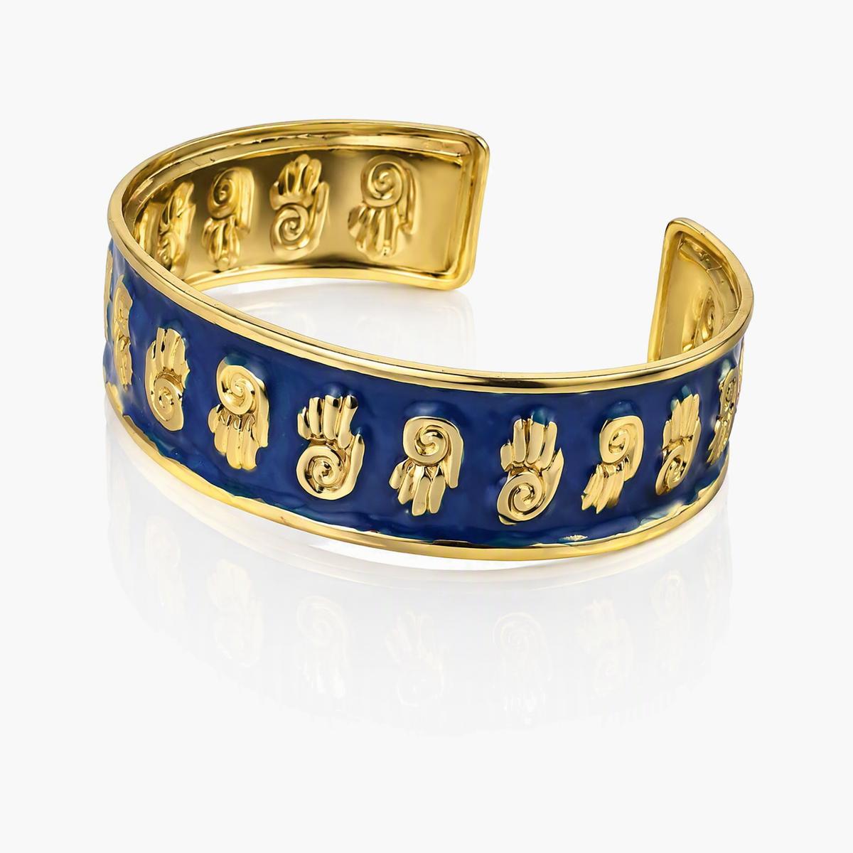 Flower Open Cuff Bracelet