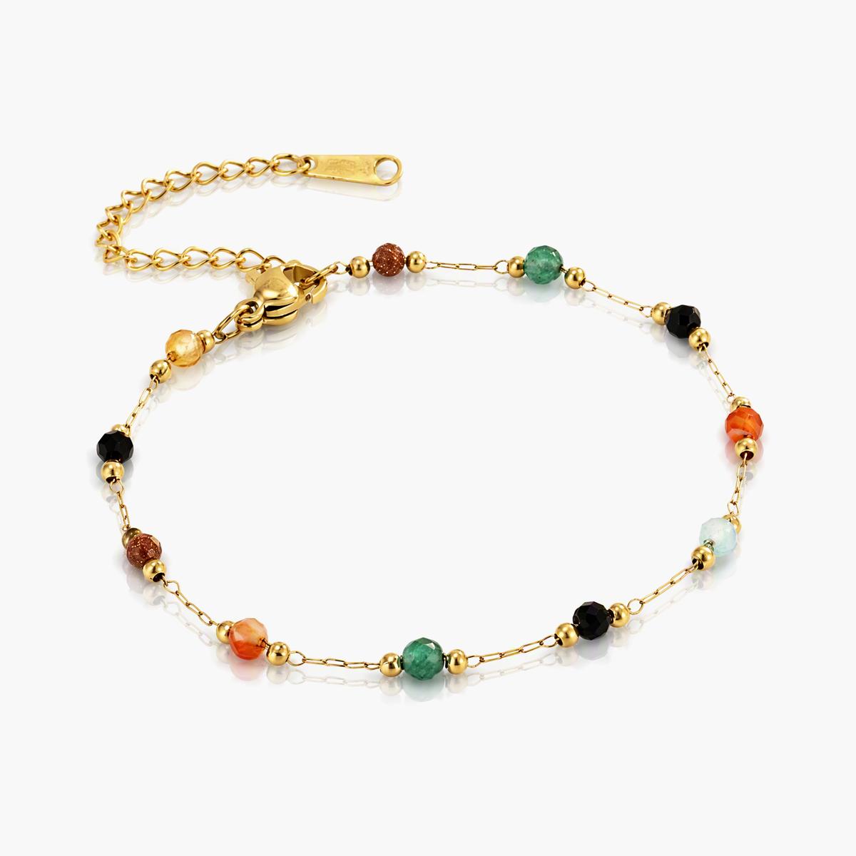 Dainty Multicolor Stone Bracelet