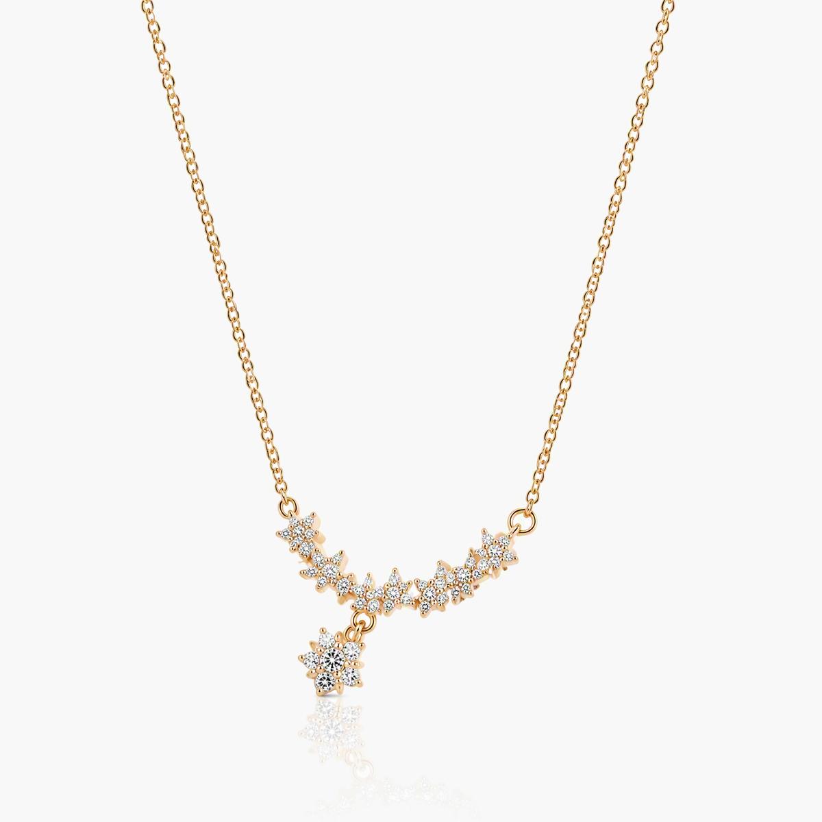 Dainty Flower Charm Necklace