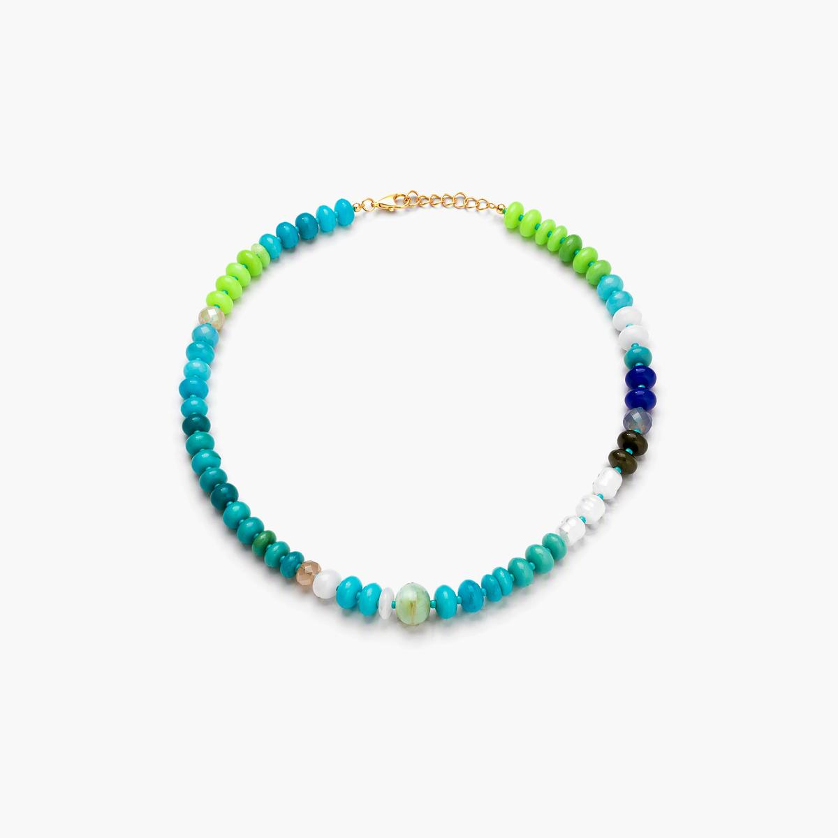 Boho Multi-Strand Beaded Necklace