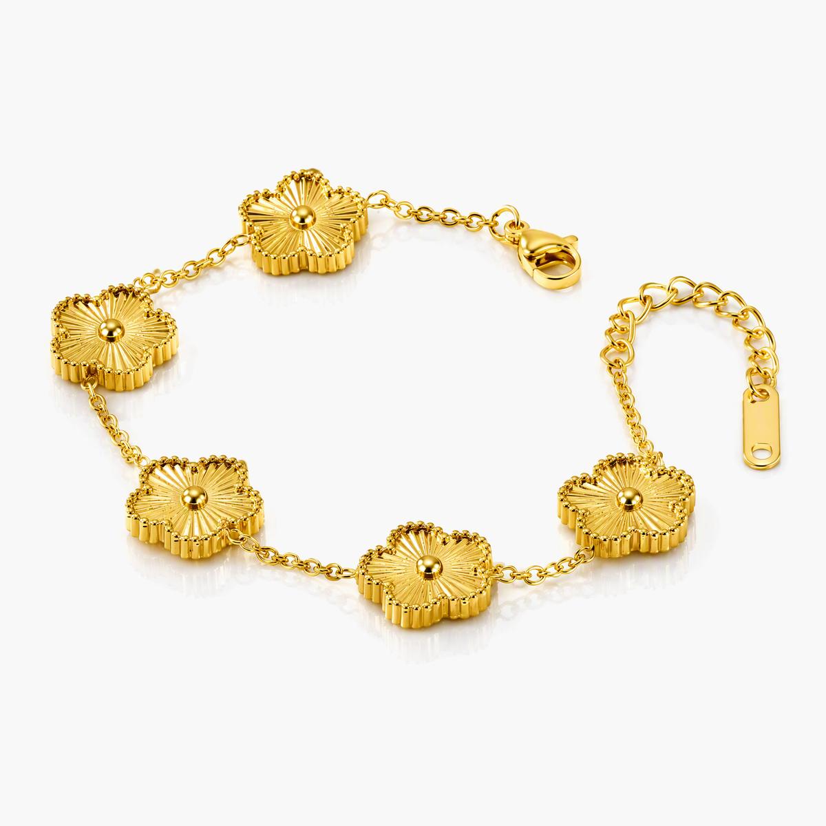 Four-Leaf Clover Bracelet