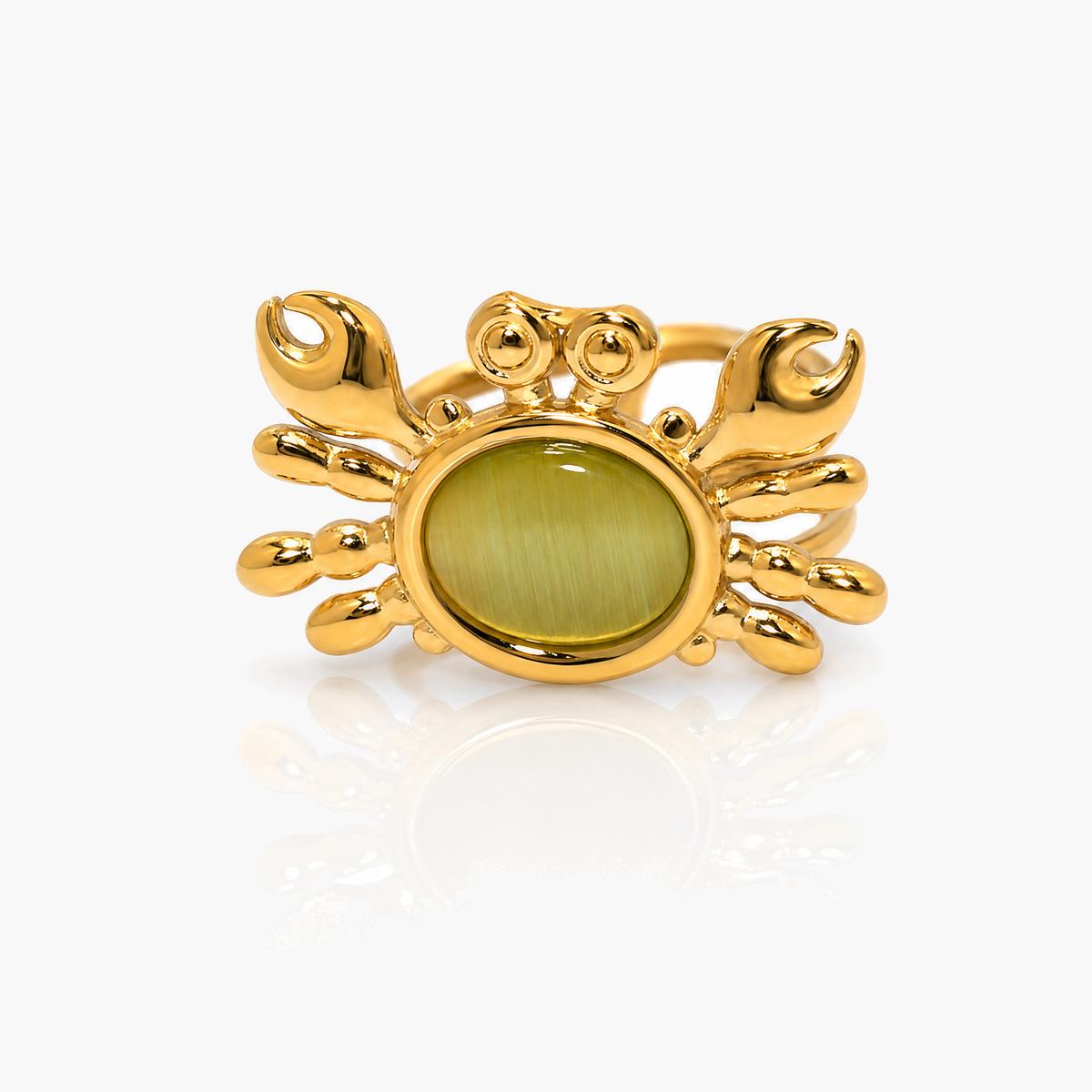 Cute Crab Shape Ring